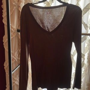Lightweight brown Old Navy long sleeve.